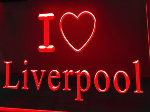 I Love Liverpool LED Neon Sign